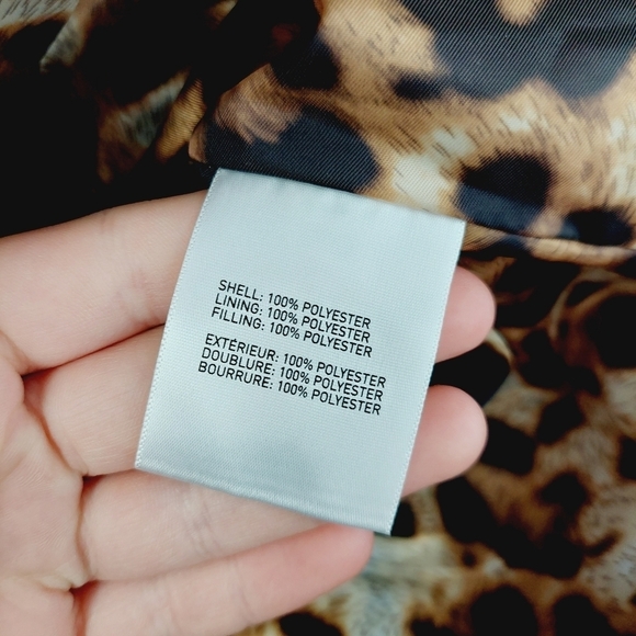 Laundry By Shelli Segal Brown Long Sleeve Zip Up Puffer Jackets Z8 - Picture 7 of 9